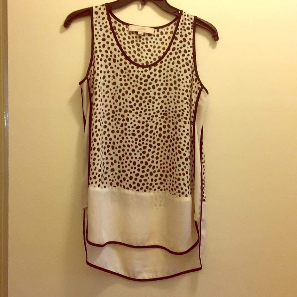 Polka dot tank